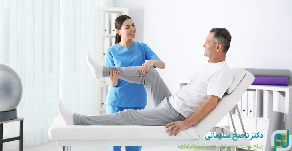 احساس بلند شدن پا بعد از جراحی تعویض مفصل لگن